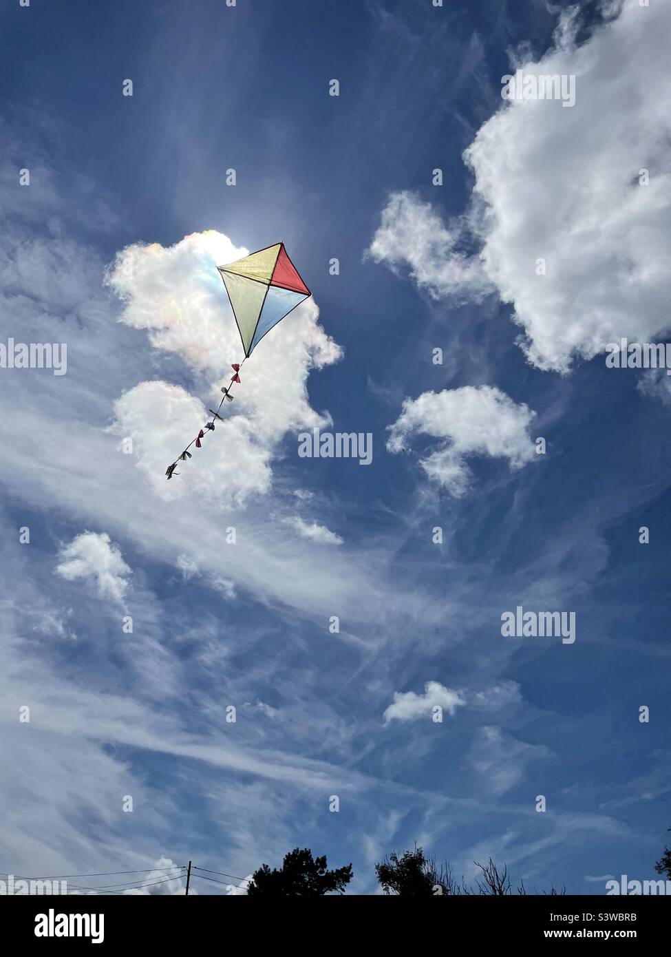 Traditional kite flying Stock Photo Alamy