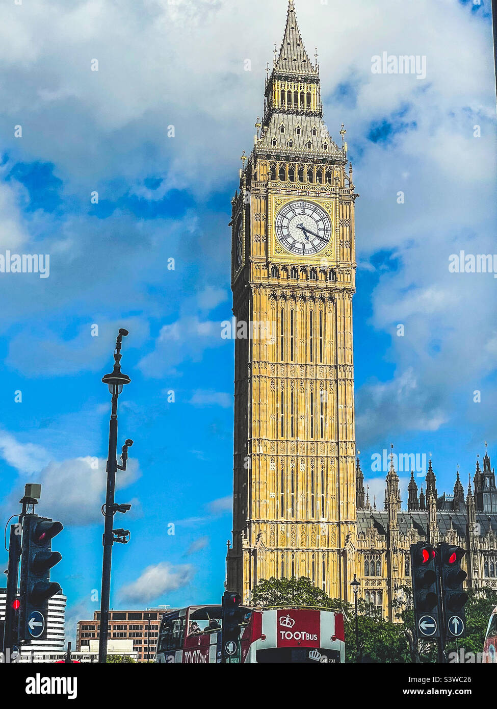 Big Ben at Westminster, London - Smartphone Captured Stock Image
