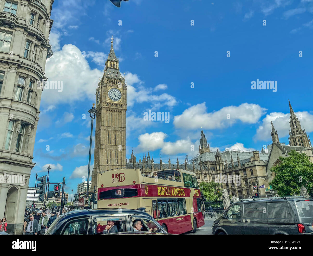 Big Ben at Westminster, London - Smartphone Captured Stock Image