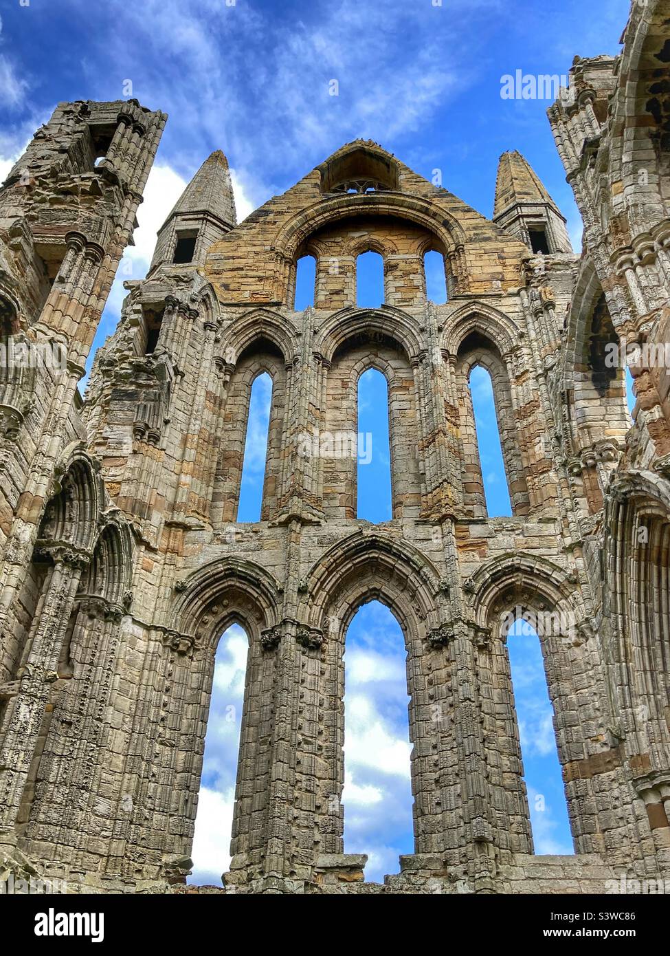 Whitby Abbey North Yorkshire Stock Photo