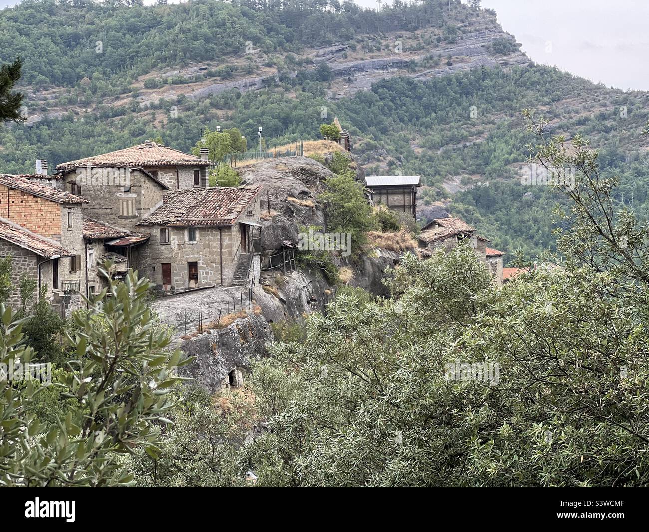 Tallacano village, Ascoli Piceno province, Marche region, Italy Stock Photo