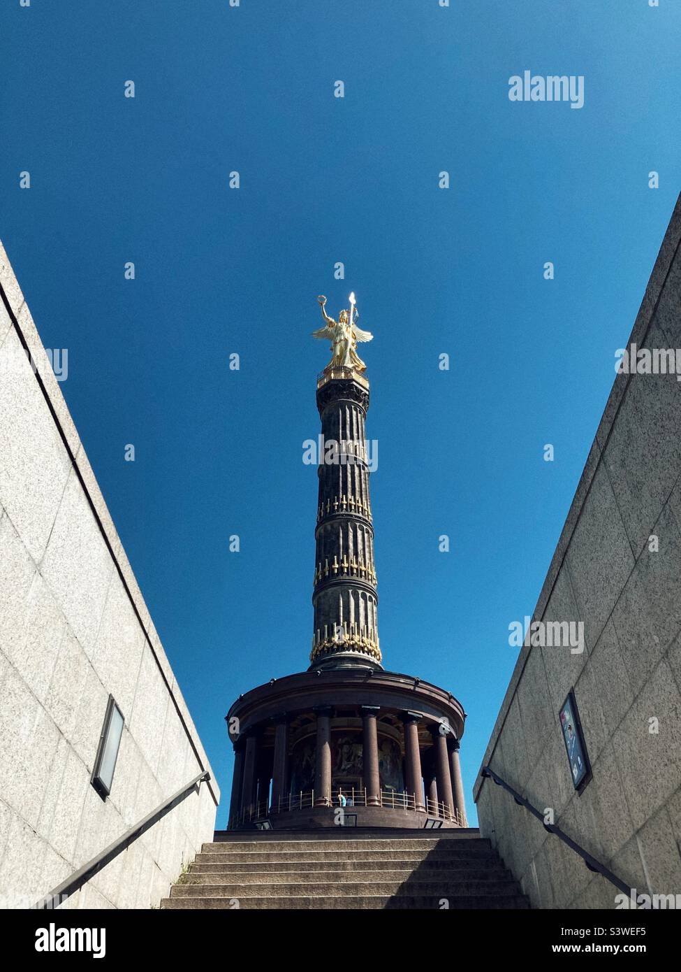 Siegessäule (Victory column), Berlin, Germany Stock Photo