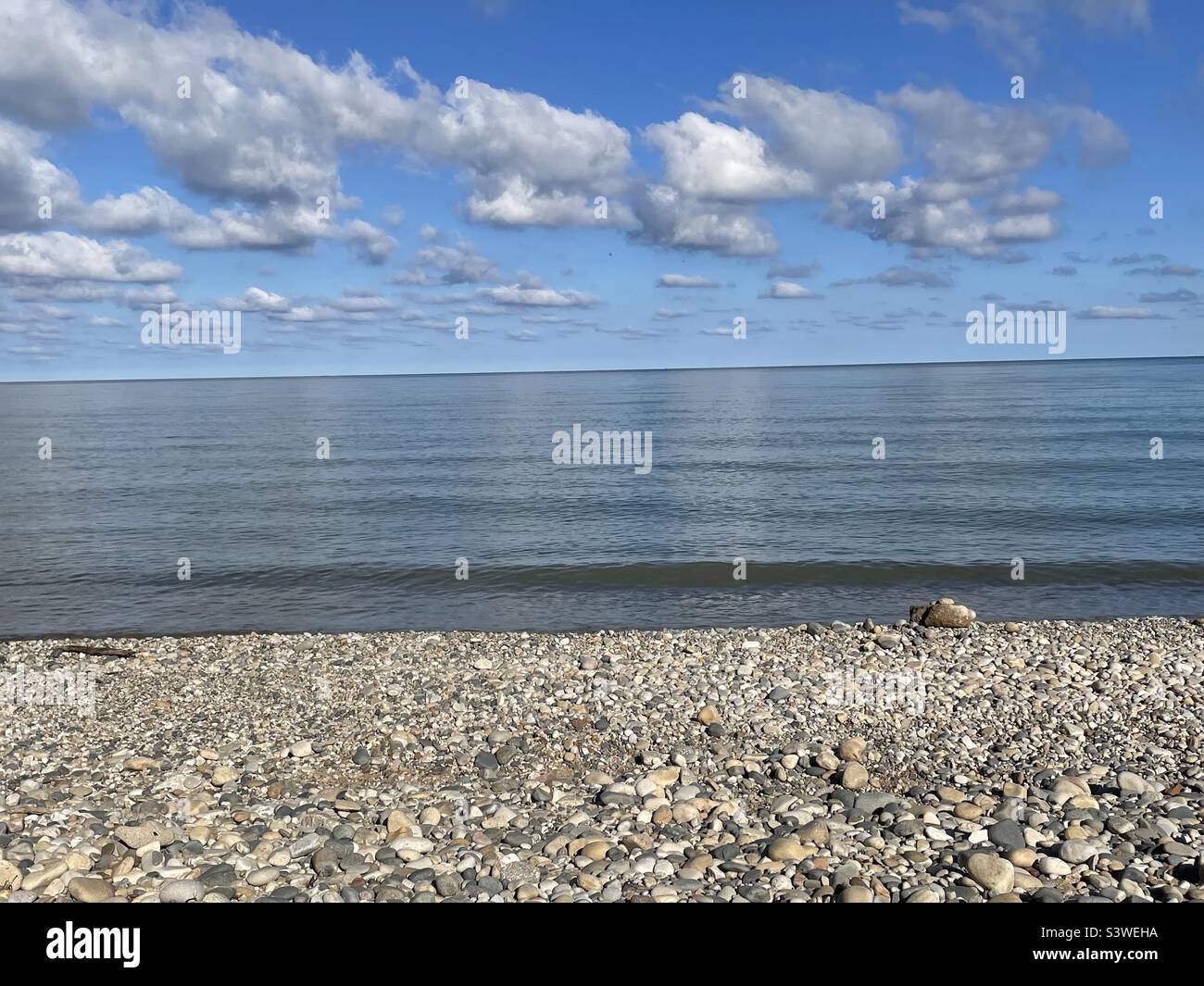 Pilgrim Haven Natural Area Beach, Lake Michigan Stock Photo - Alamy