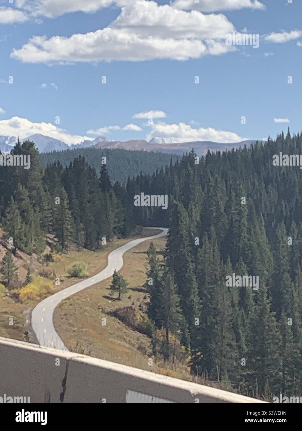 Colorado Western Slope Road Stock Photo Alamy