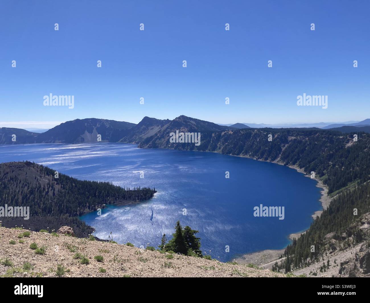 Crater Lake Oregon Stock Photo
