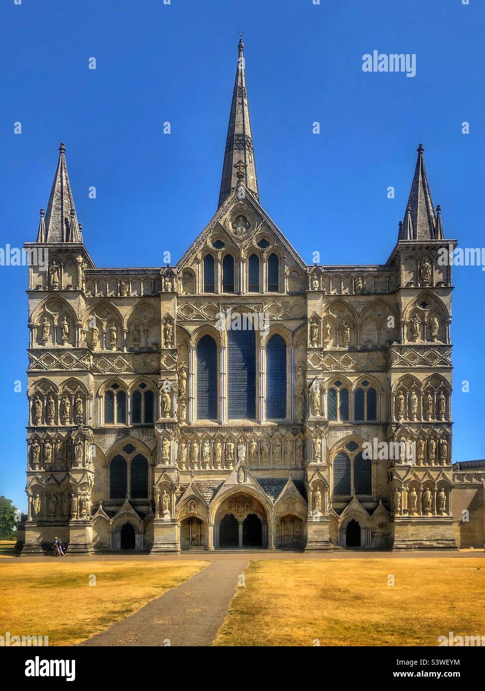 Salisbury Cathedral Wiltshire United Kingdom Stock Photo