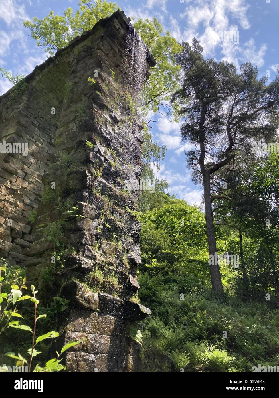 Chatsworth House Aquaduct Stock Photo Alamy