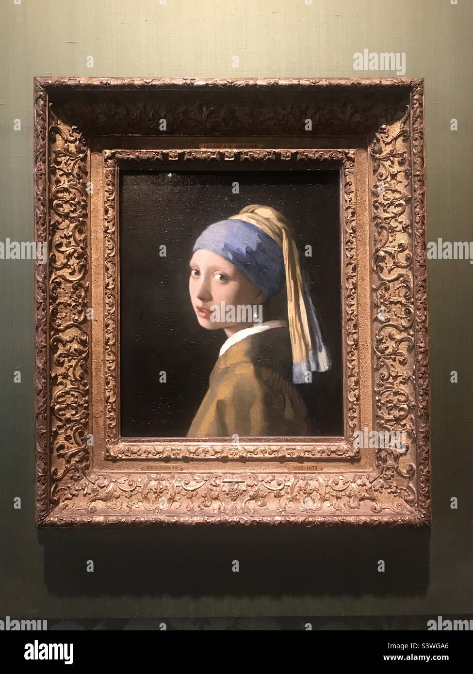 Girl with the pearl earring Stock Photo