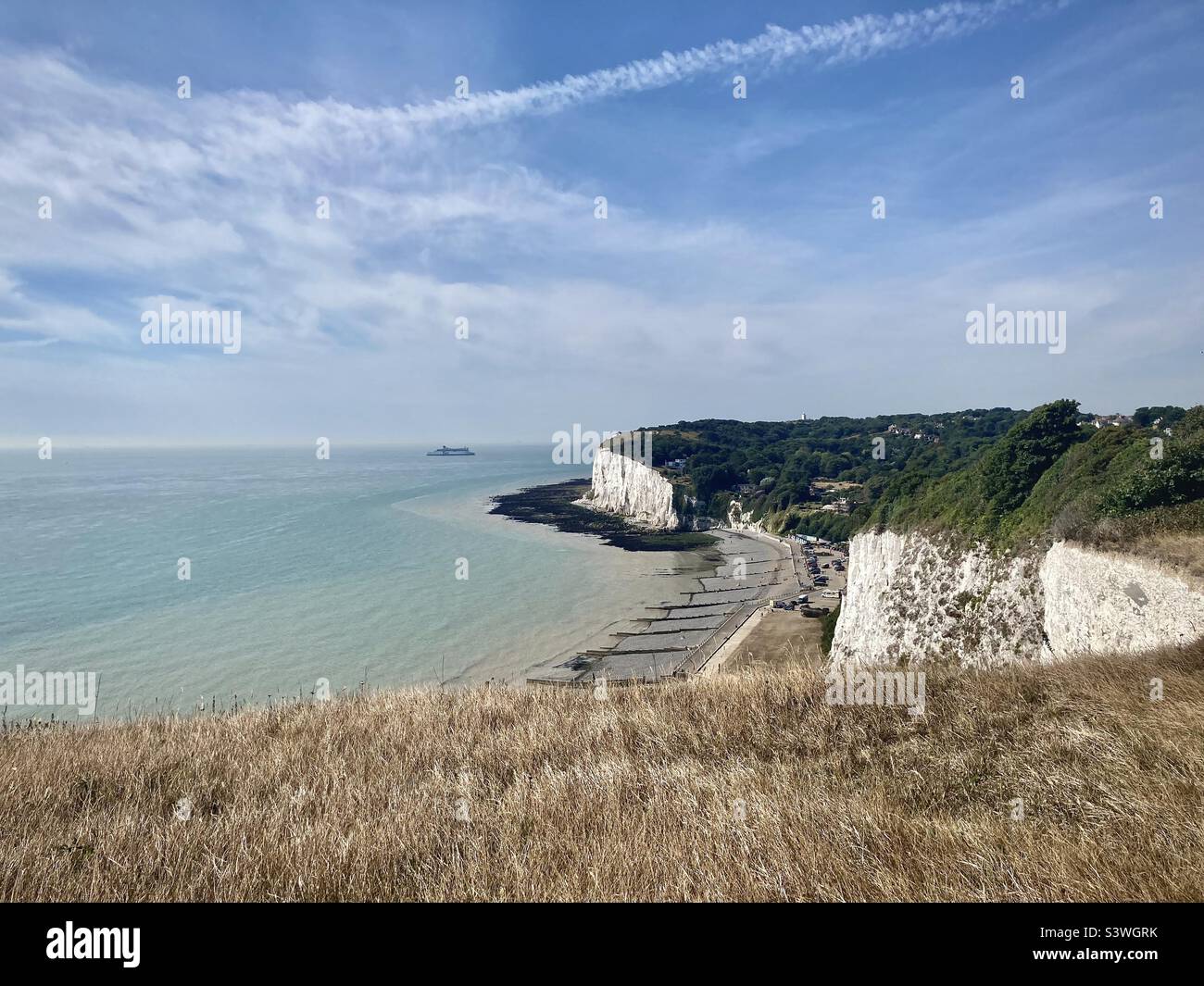 Overlooking St Margaret’s Bay - Kent - Smartphone Captured Stock Image
