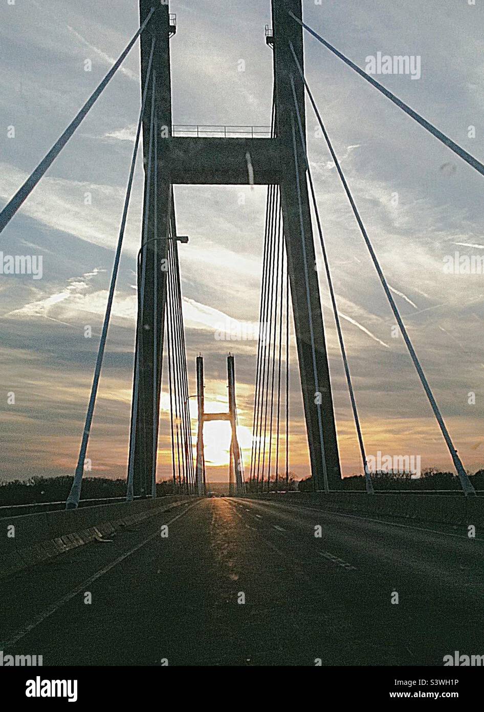 Bridge in Quincy, Illinois Stock Photo Alamy