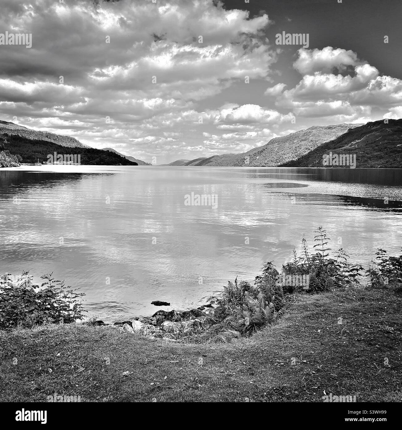 Loch Ness at Fort Augustus Stock Photo Alamy