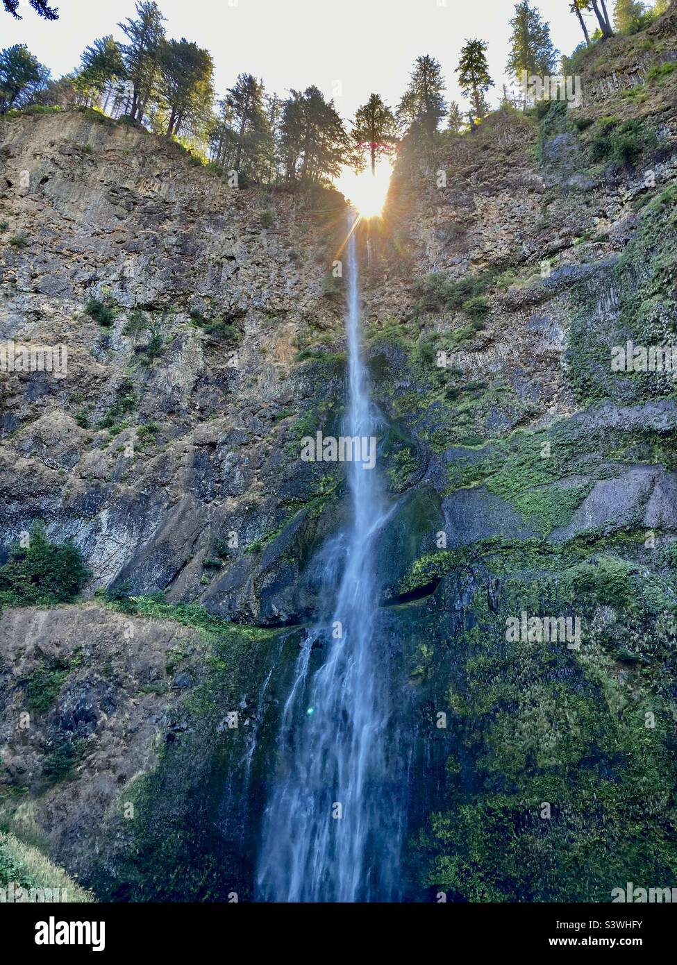 Oregon Waterfall country Stock Photo