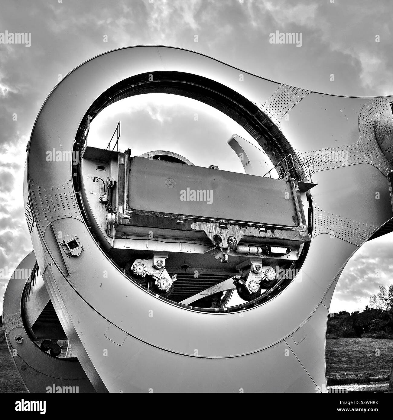 Detail of Falkirk Wheel Stock Photo Alamy