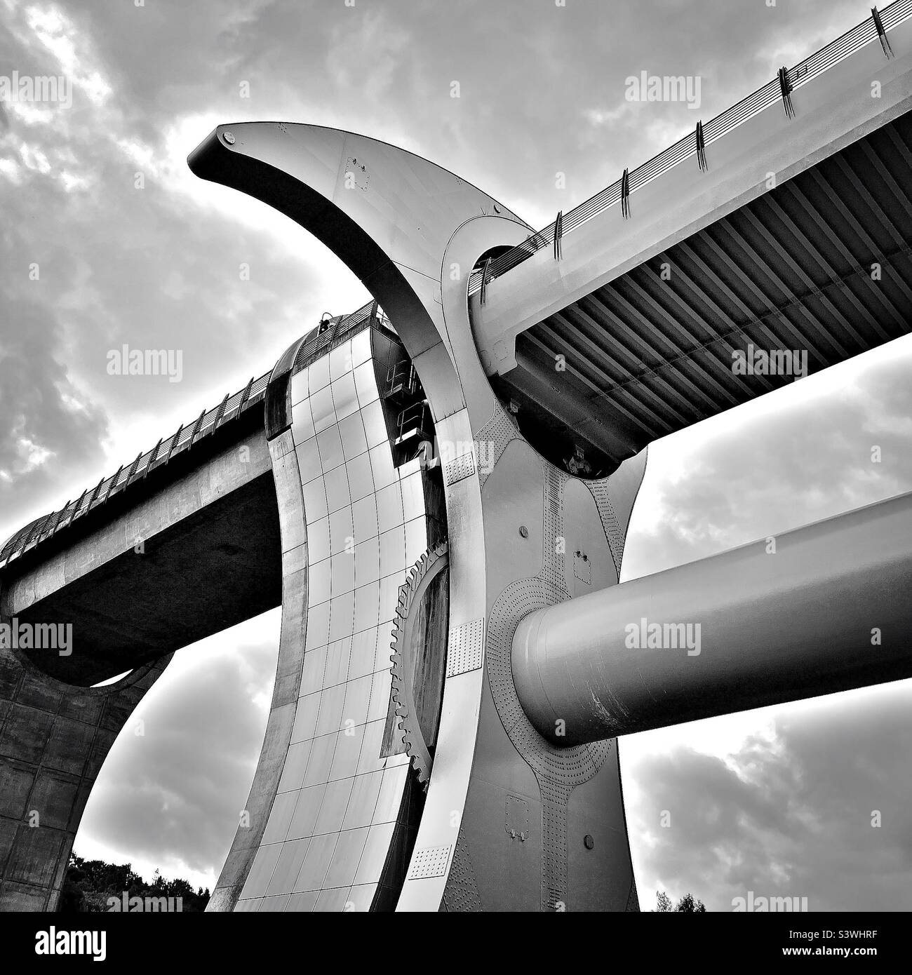 Detail of Falkirk Wheel Stock Photo - Alamy