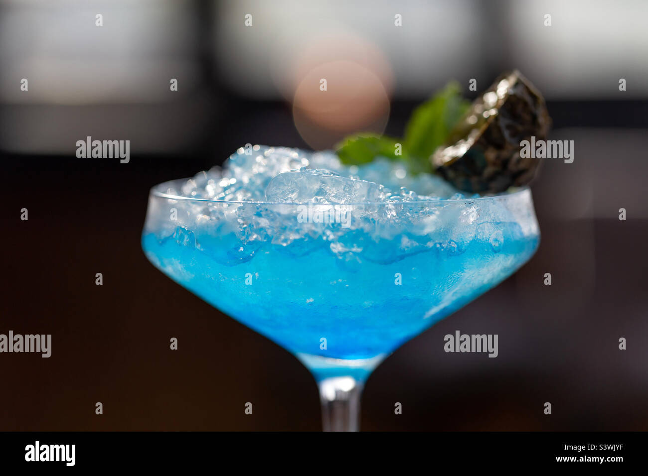 Delicious yummy cocktail, closeup Stock Photo