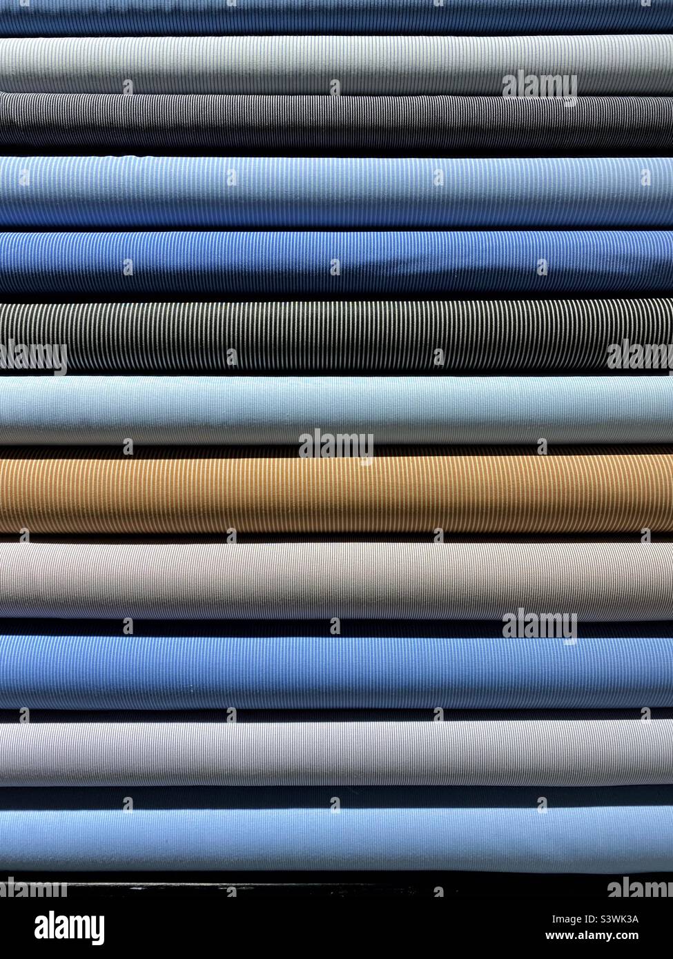 Fabric selection Stock Photo