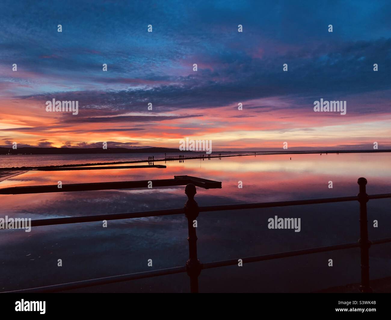 West Kirby Marine Lake Stock Photo Alamy