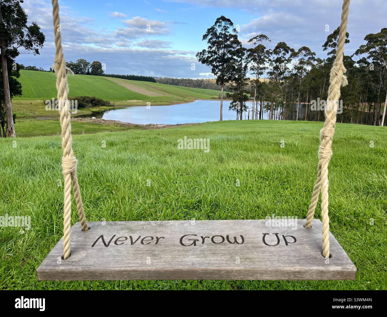 Never Grow Up Stock Photo