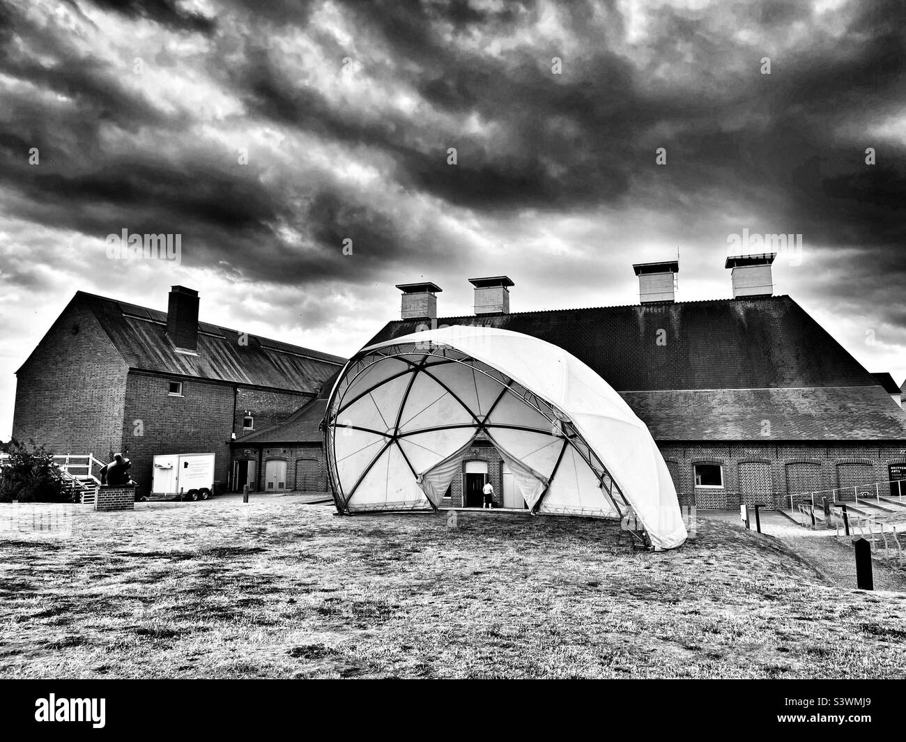 Snape Maltings concert hall Suffolk England Stock Photo