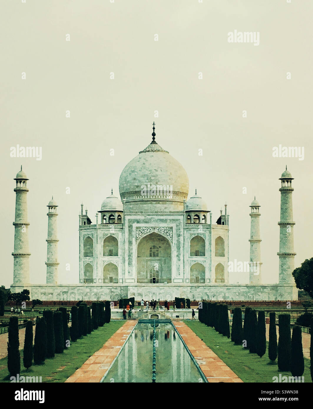The Taj Mahal, in Agra, India Stock Photo
