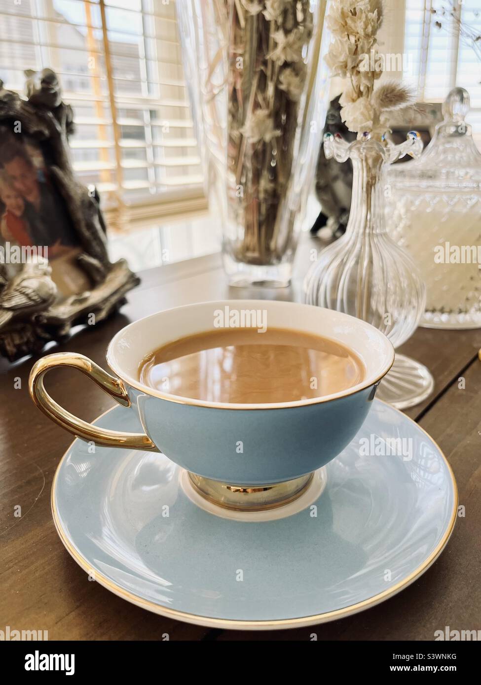 Tea in a China cup Stock Photo Alamy