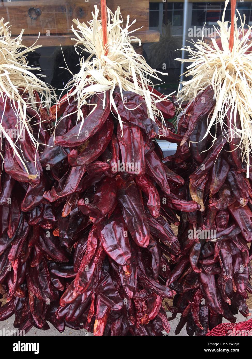 New Mexico Dried Chile Peppers Stock Photo Alamy