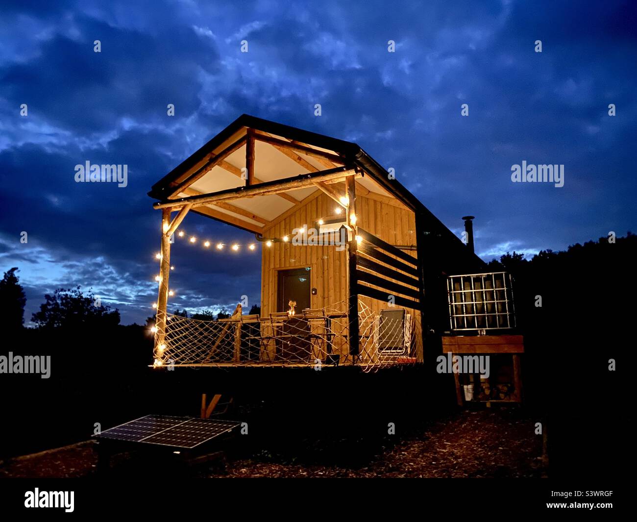 Tiny House - Staycation Stock Photo