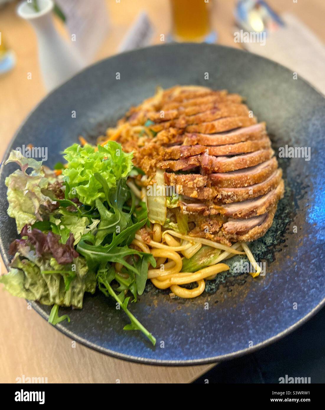 Fried Duck Noodles Stock Photo - Alamy