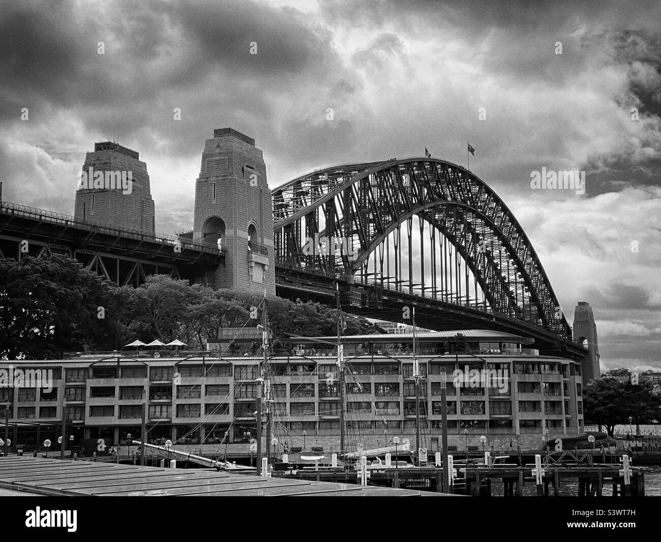Sydney Harbour Bridge - Smartphone Captured Stock Image