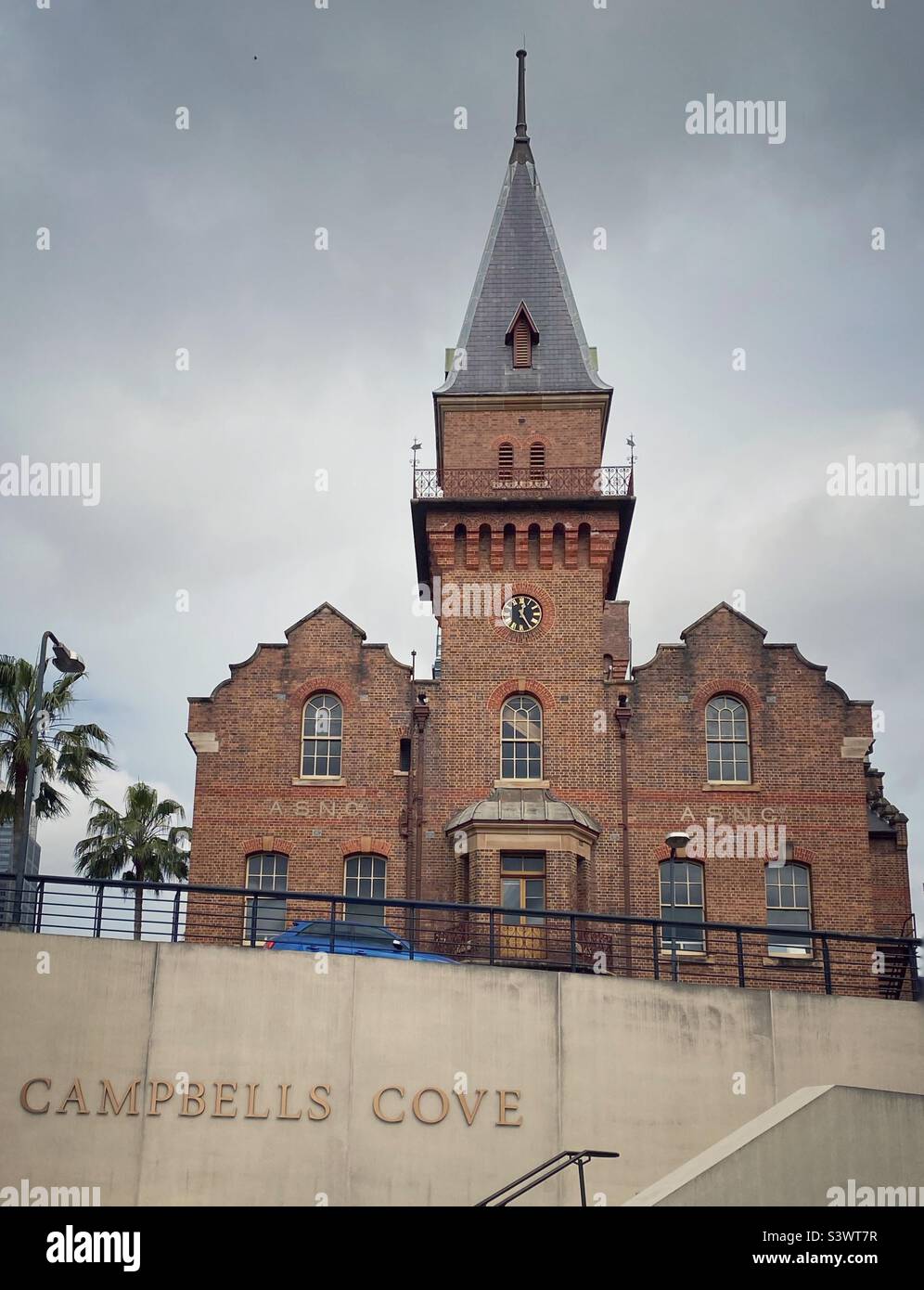 Campbells Cove Sydney and Australia system navigation company heritage building Stock Photo