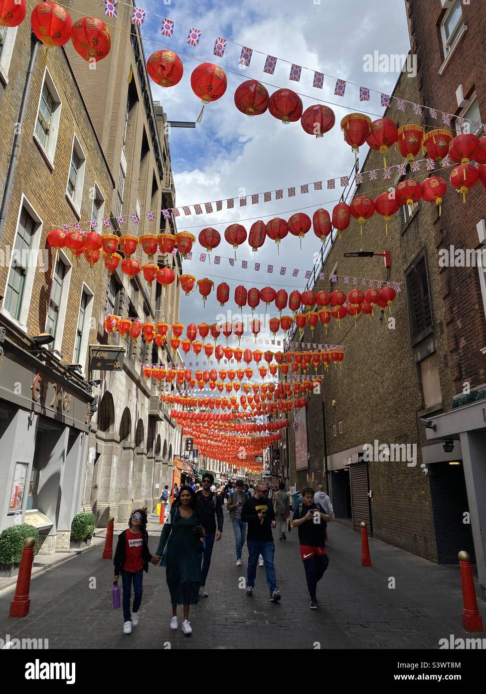 Chinese Quarter in London, UK Stock Photo Alamy