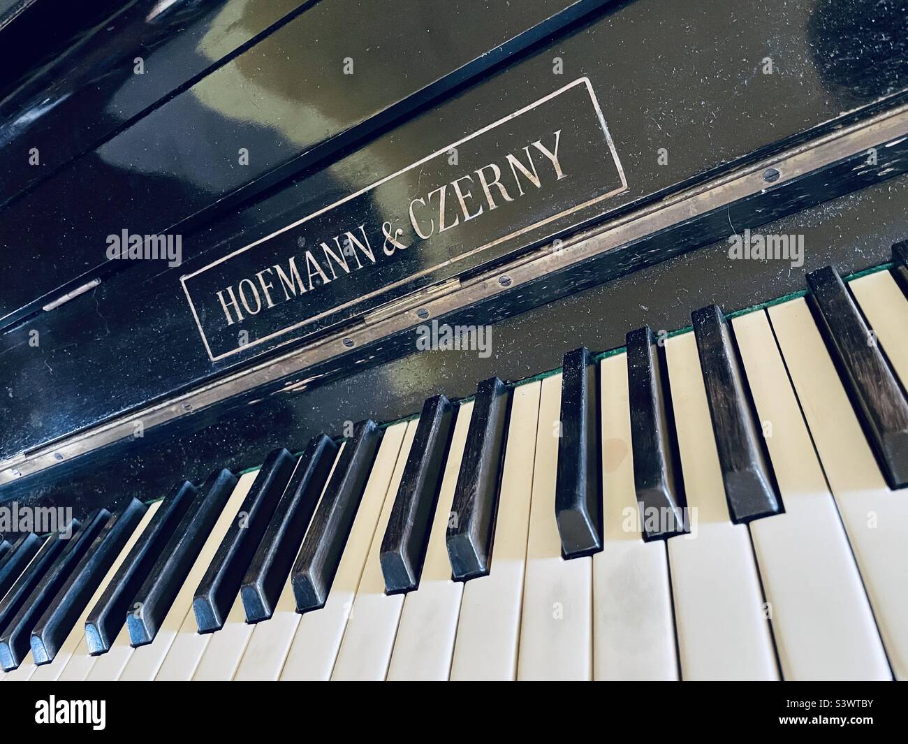Hofmann & Czerny piano - Smartphone Captured Stock Image
