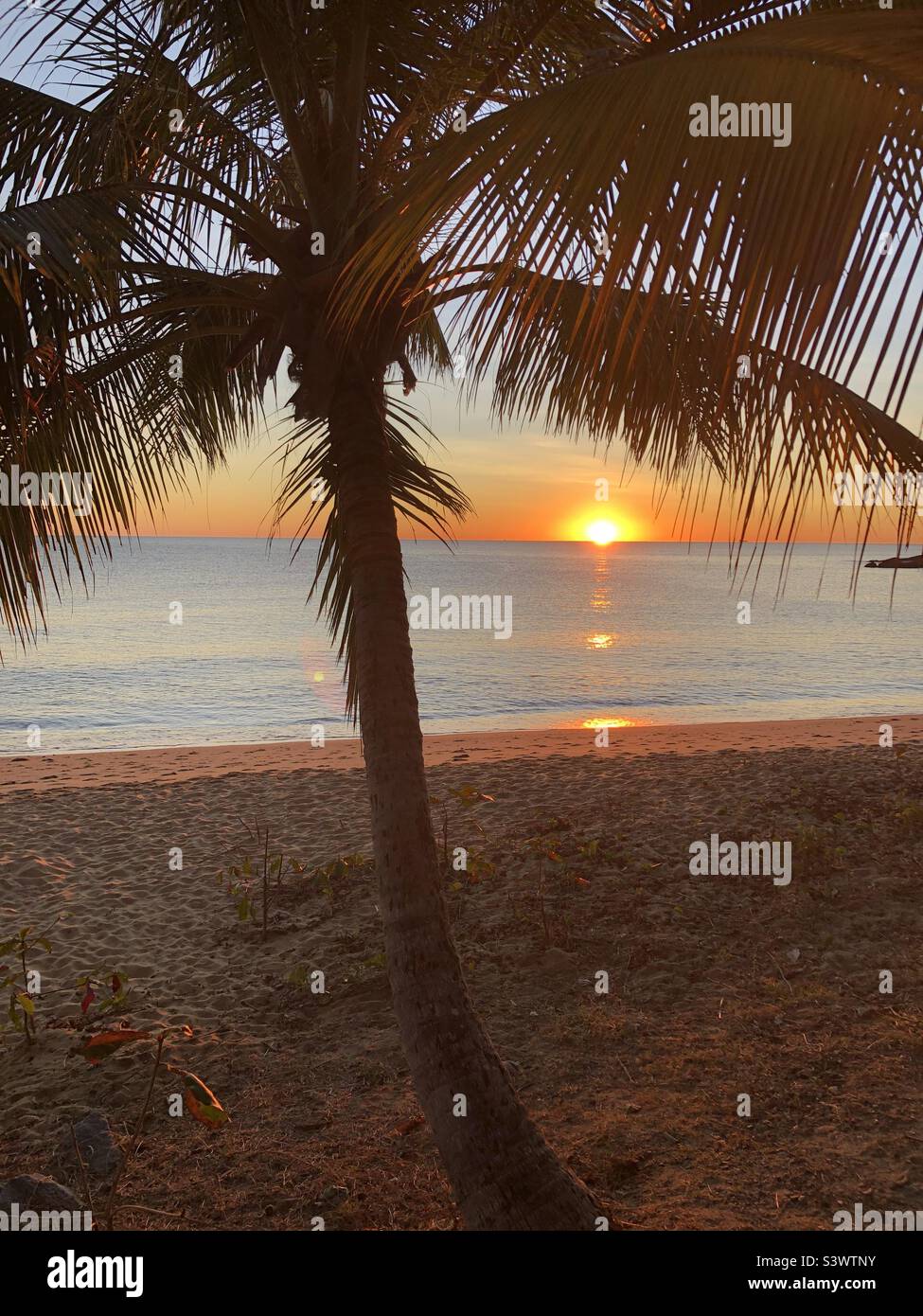 Sunrise, trinity beach, Australia Stock Photo