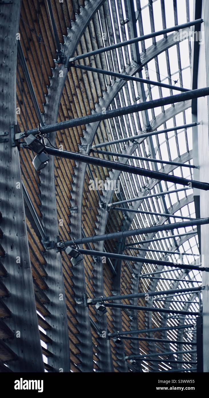 Metal and steel architecture design. - Smartphone Captured Stock Image