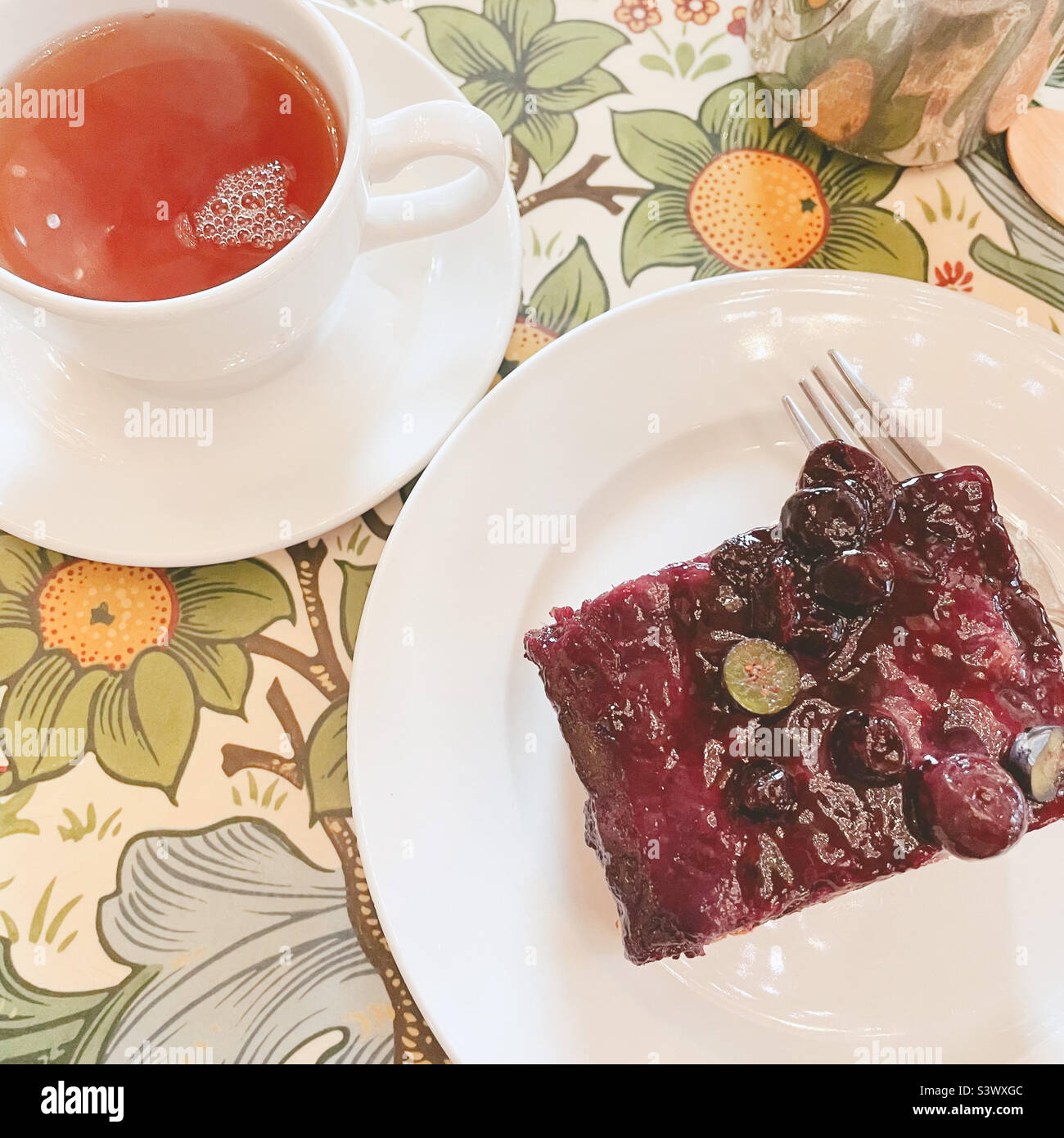 Afternoon tea - Smartphone Captured Stock Image