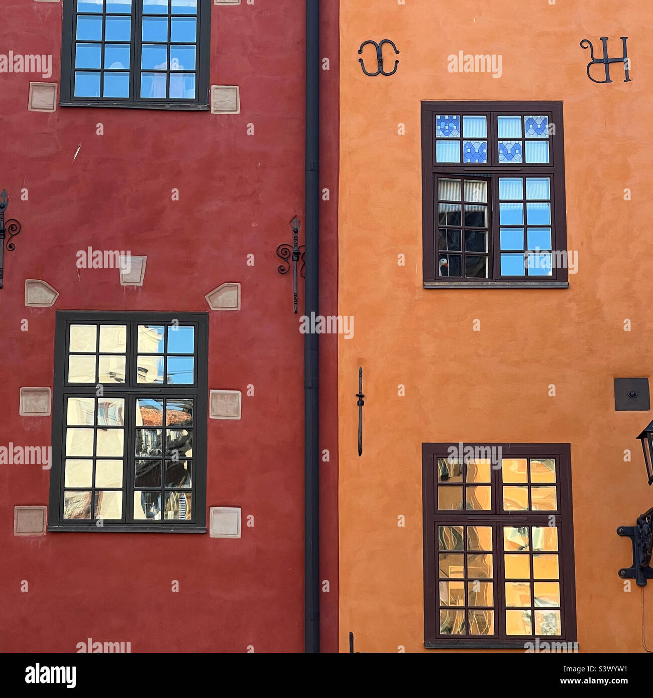 Iconic façades - Smartphone Captured Stock Image