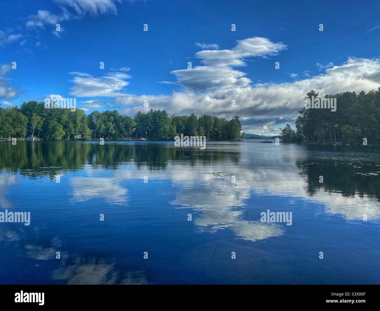 Millinocket Lake, ME in the Summertime Stock Photo Alamy