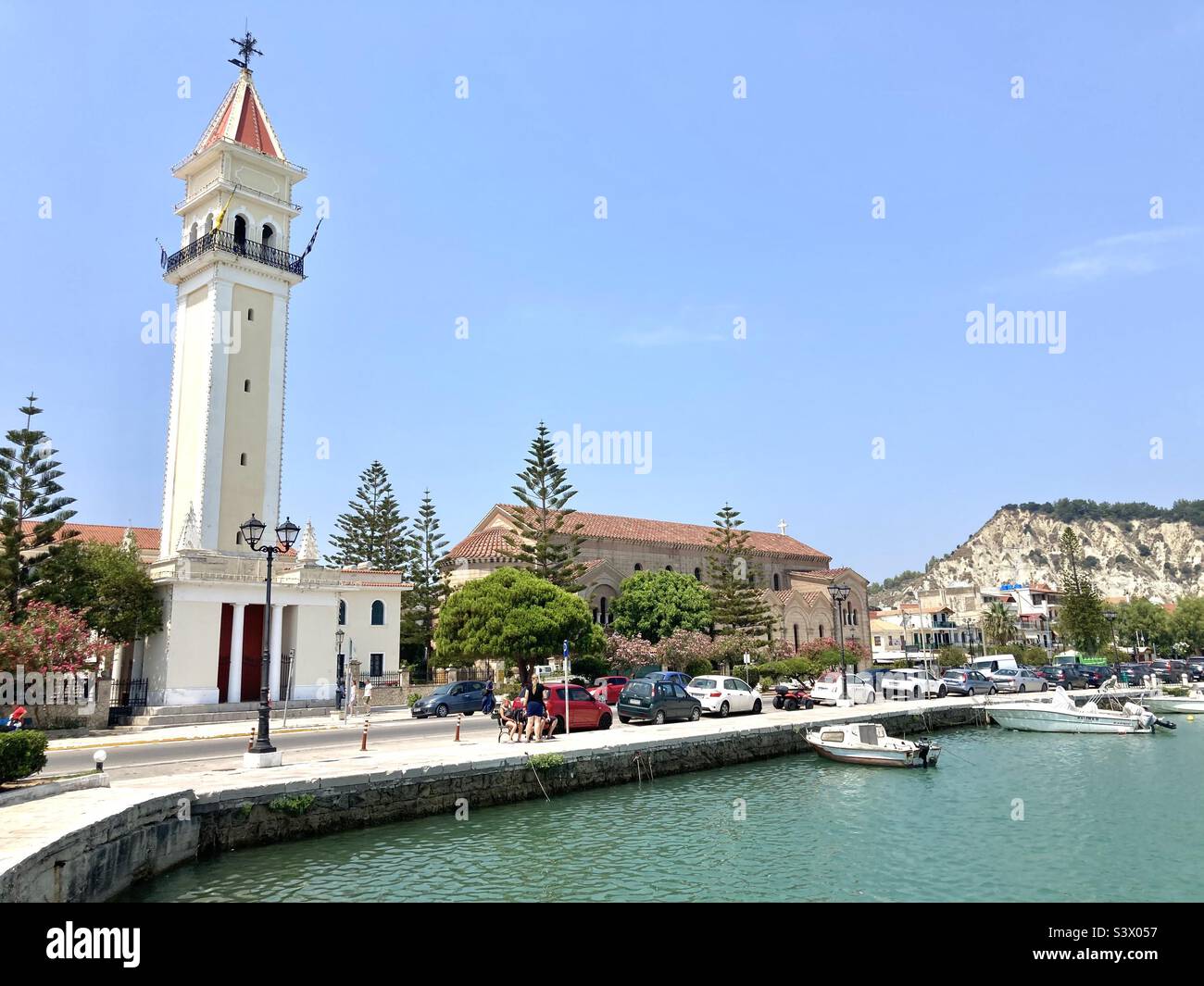 Port of Zakynthos, Greece Stock Photo