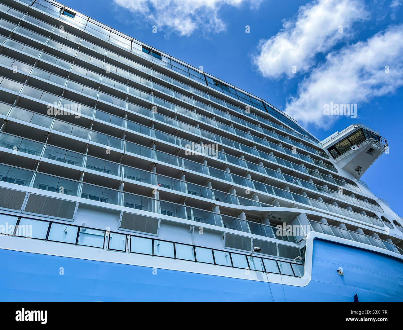 Royal Caribbean Anthem of the Seas cruise ship docked at Ibiza in the ...