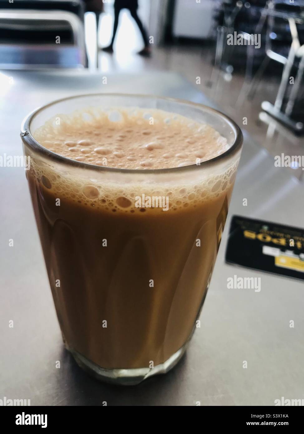 Teh tarik Stock Photo