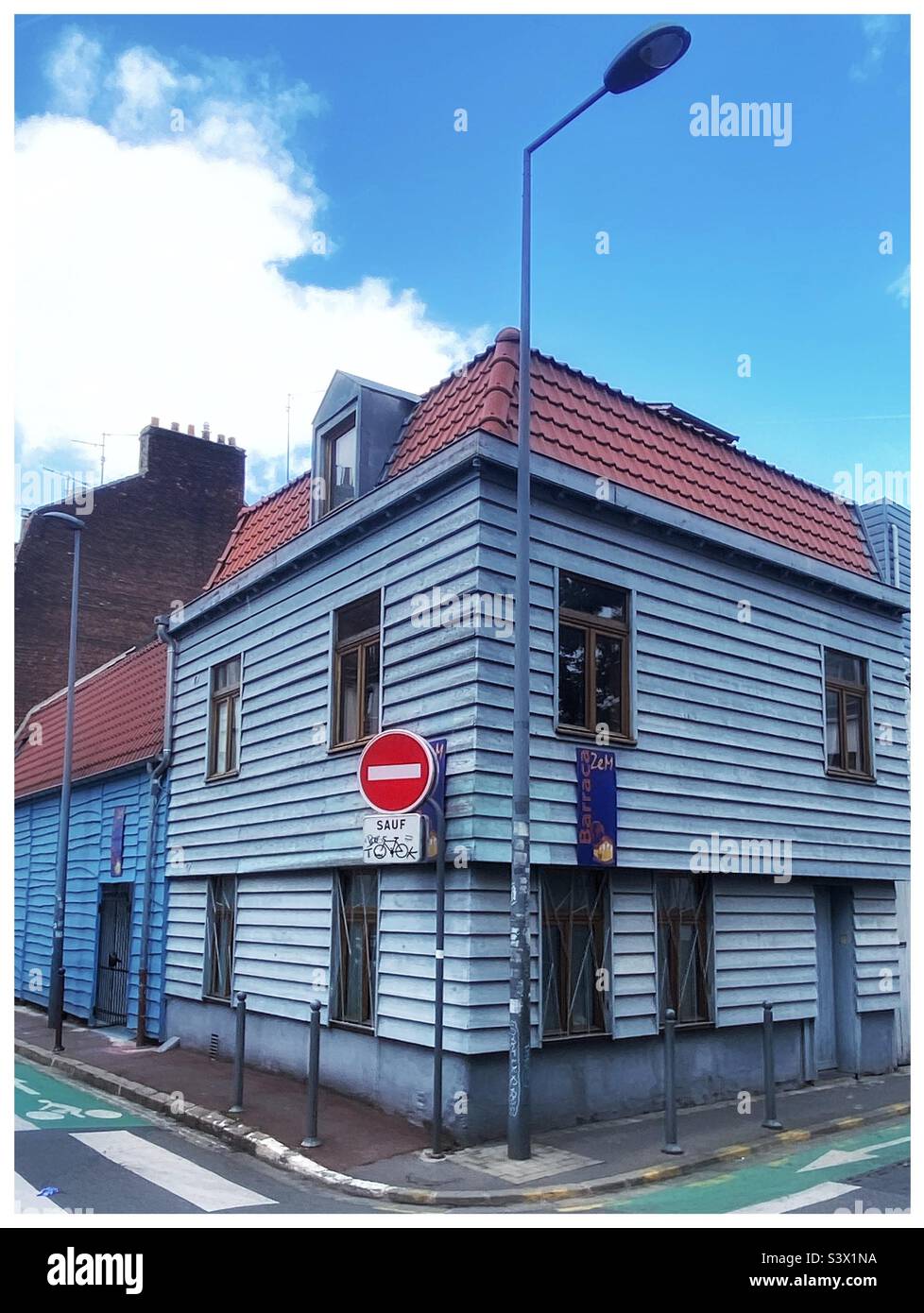 The architecture of Lille, Northern France - Smartphone Captured Stock Image