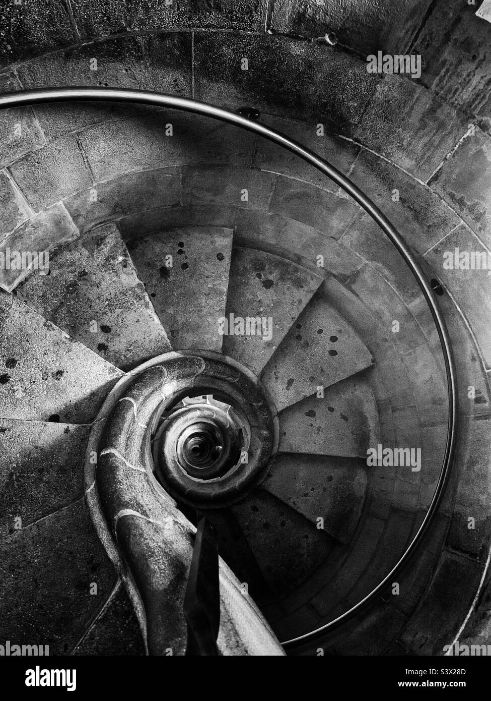 Creepy staircase Black and White Stock Photos & Images - Alamy