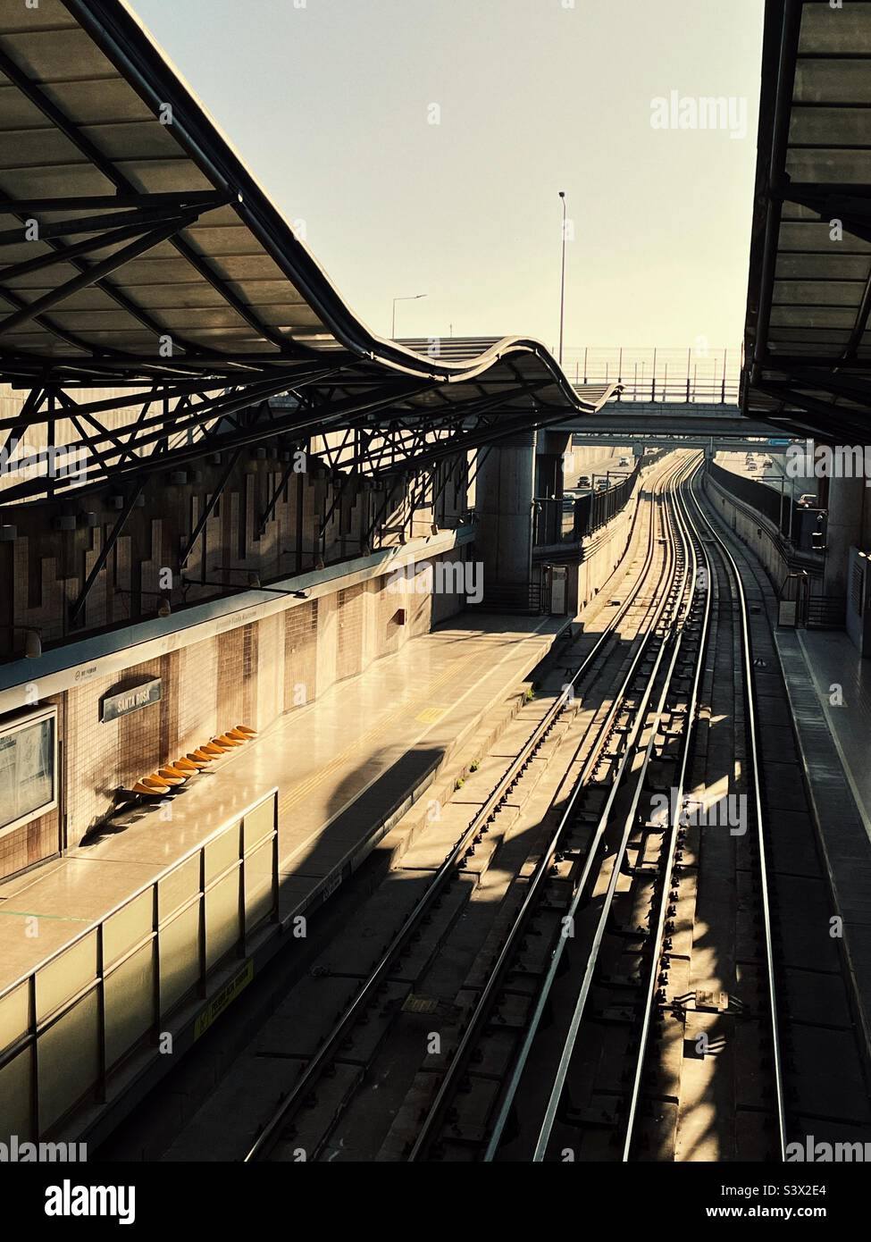 Subway station - Smartphone Captured Stock Image
