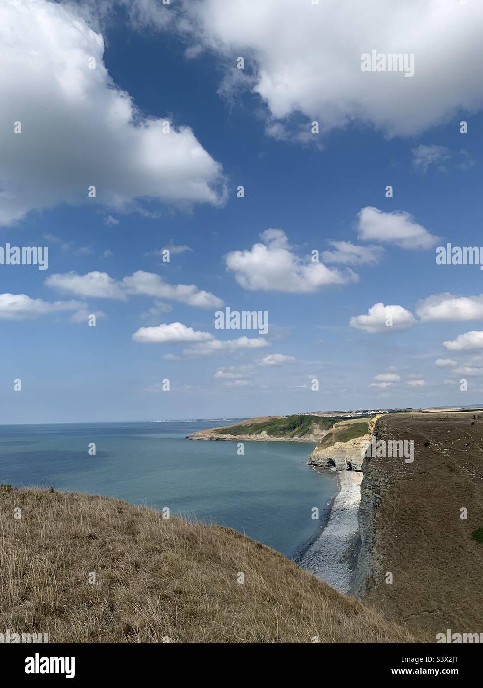 Vale of Glamorgan Heritage Coastal Walk South Wales U.K. - Smartphone Captured Stock Image