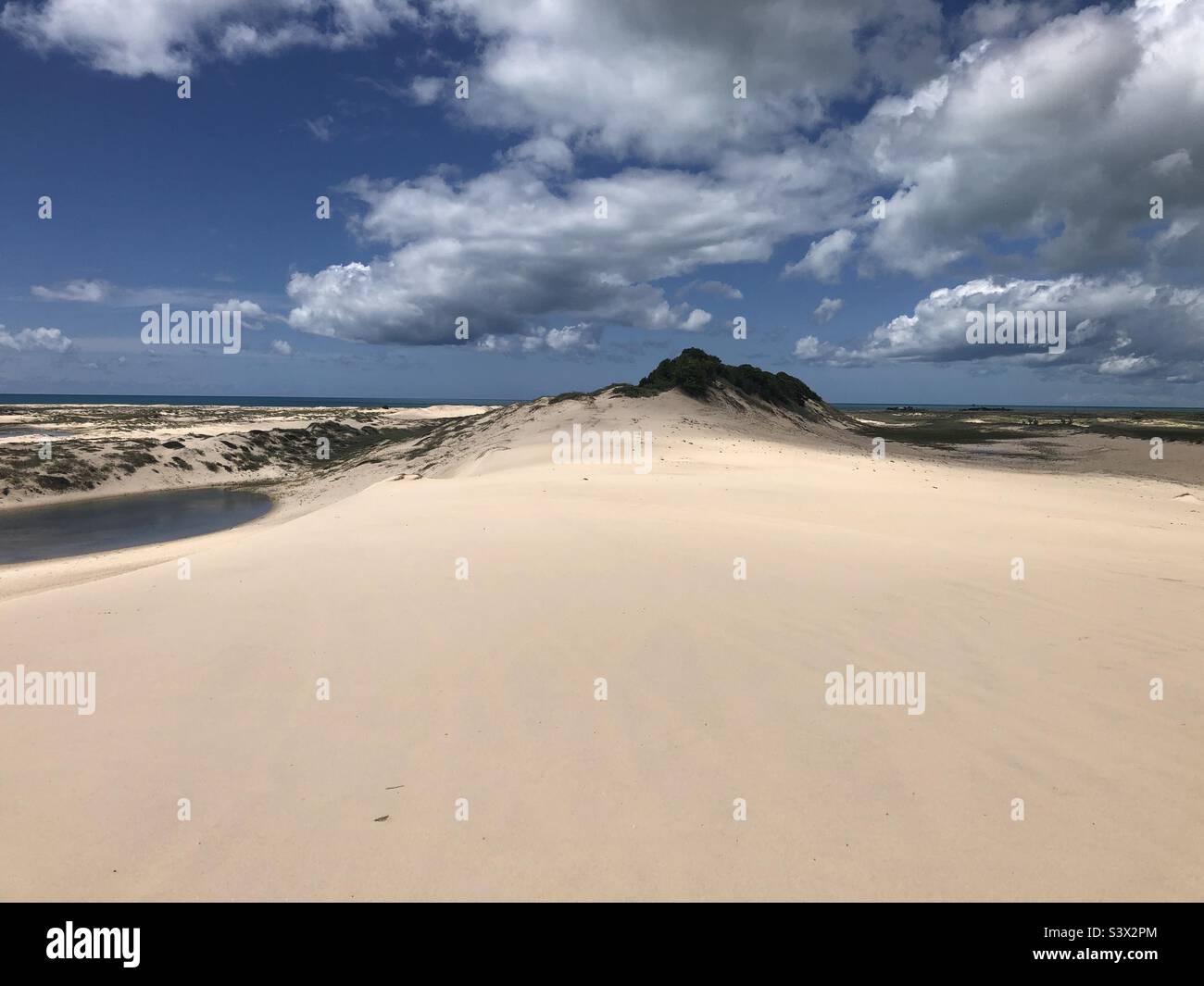 Dune landscape in northern Brazil. Stock Photo