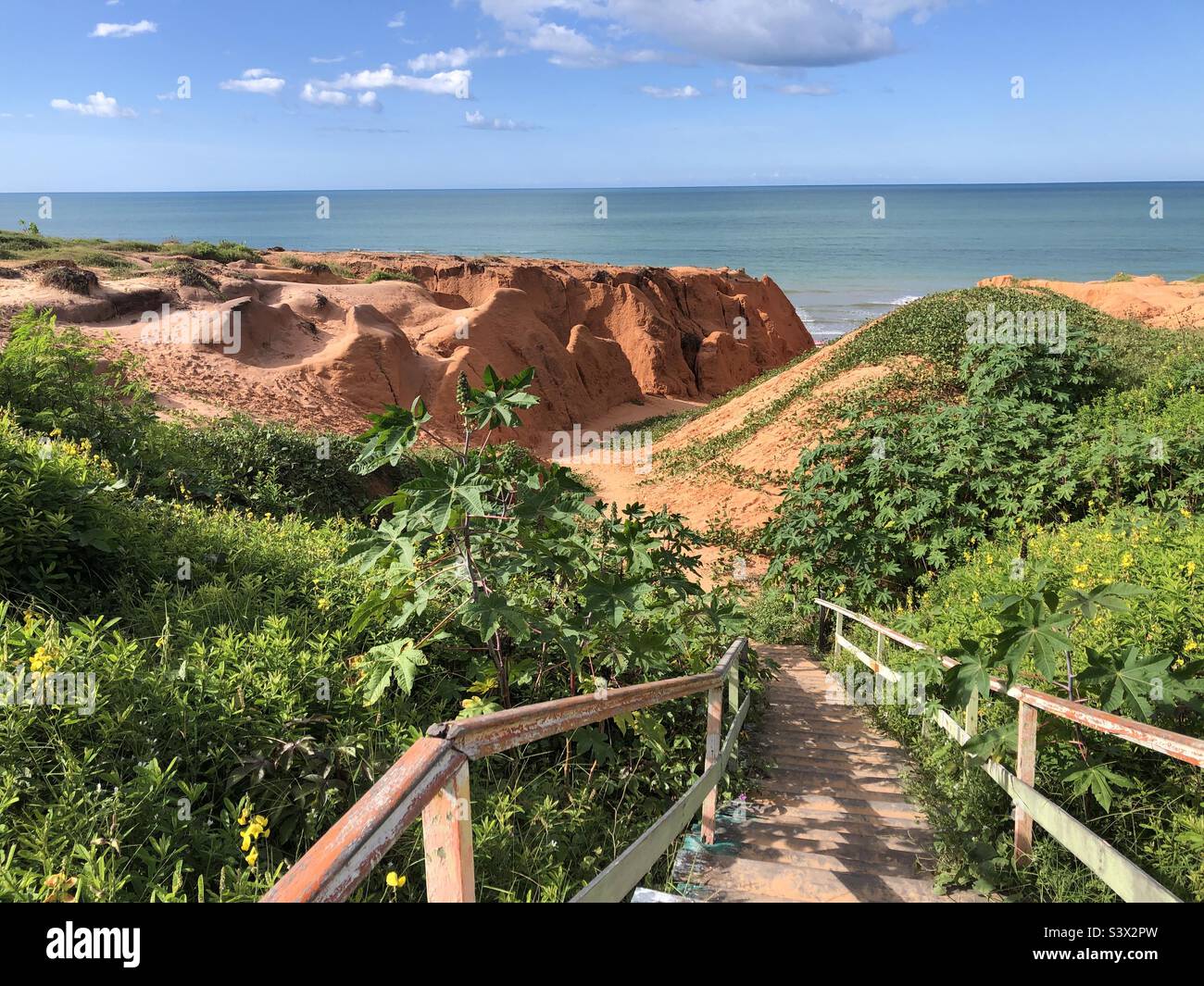 Northwestern Brazil coastline landscape. Stock Photo
