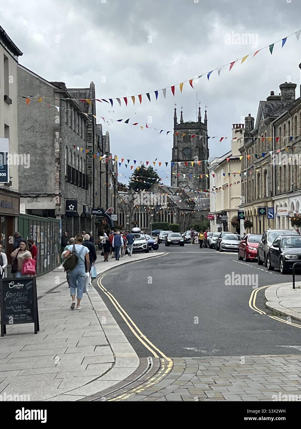 Tavistock high street Stock Photo Alamy