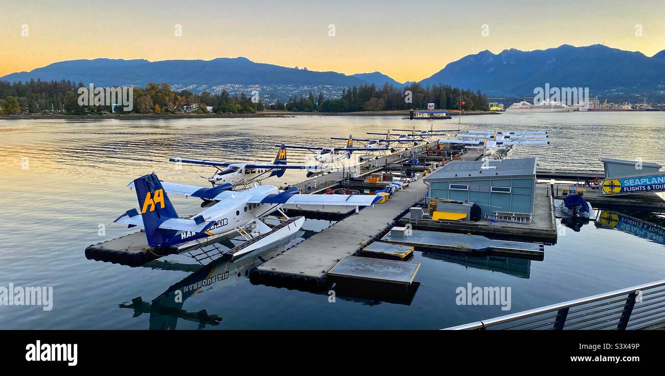 Vancouver harbour Canada Stock Photo