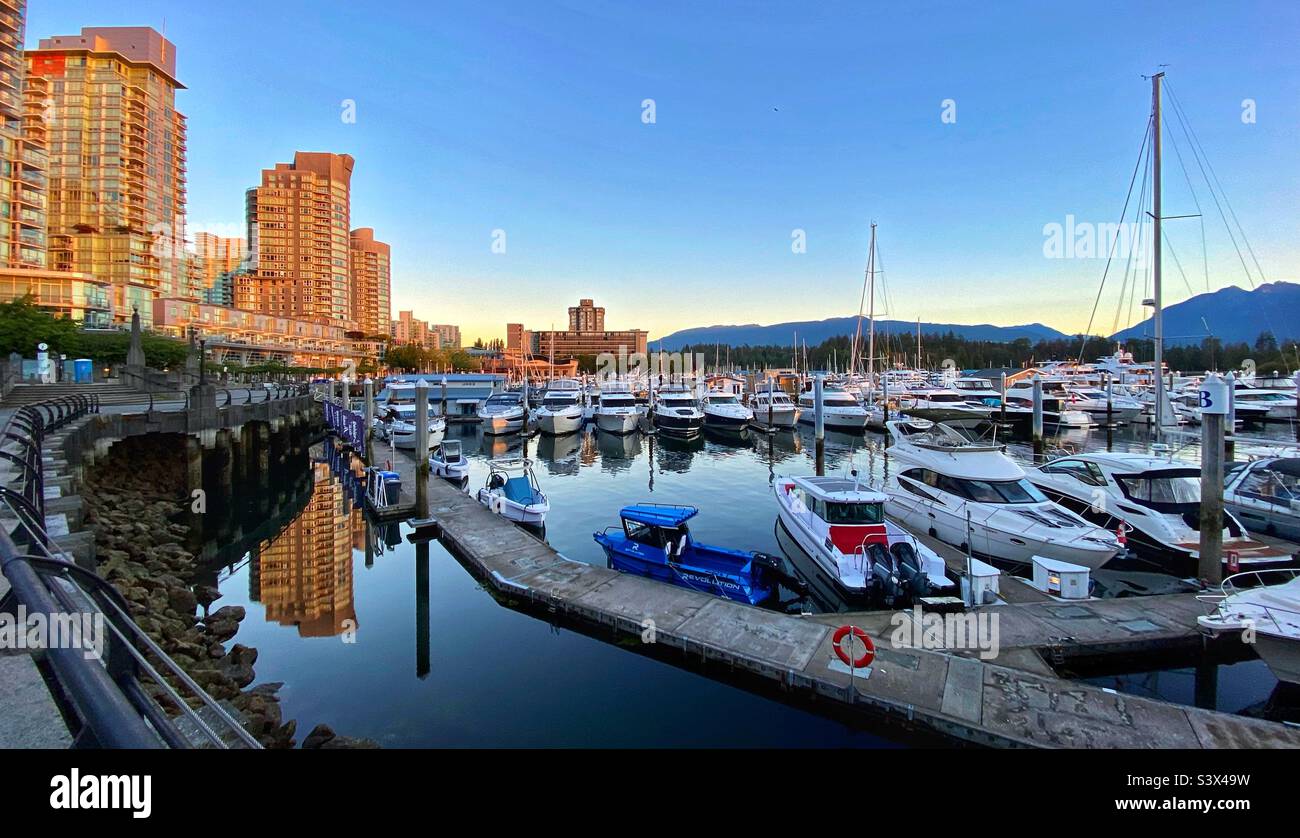 Vancouver harbour Canada - Smartphone Captured Stock Image