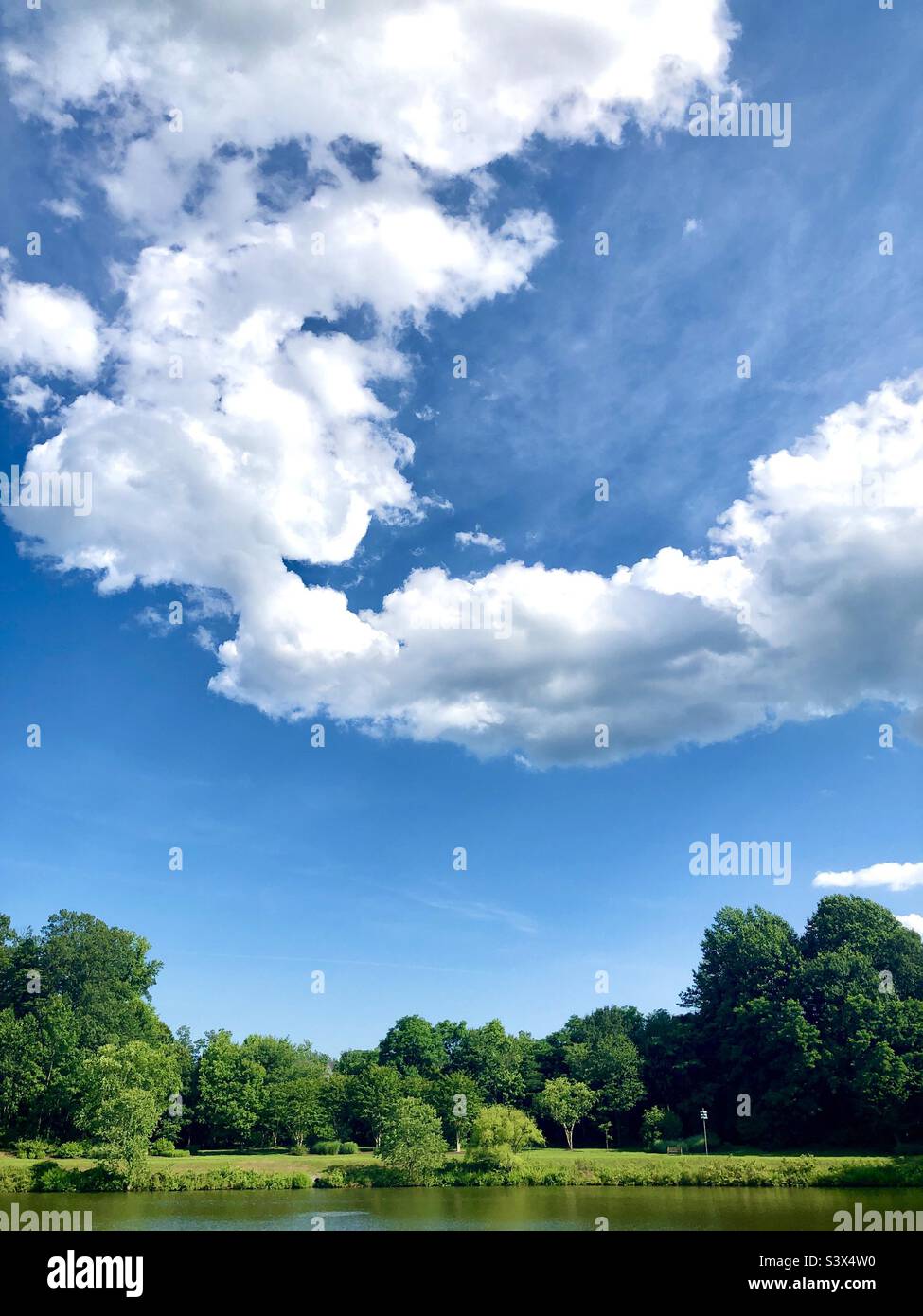 Circular cloud - Smartphone Captured Stock Image